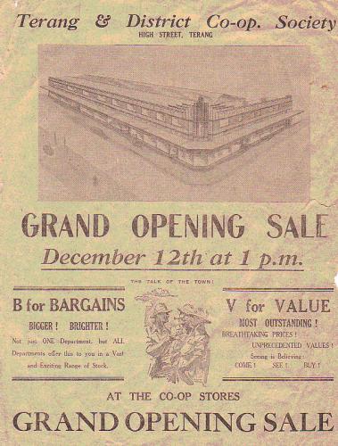 1945 new store grand opening